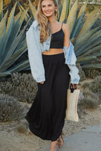 Load image into Gallery viewer, Smock Waist Maxi Skirt