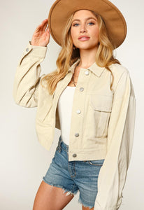 Cotton Twill Natural Jacket