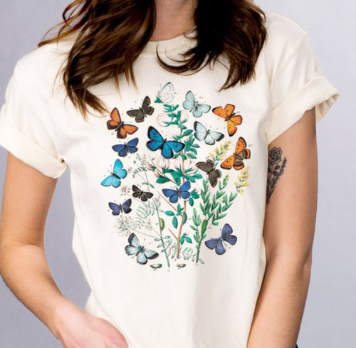 Unisex Butterfly Tee