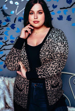 Load image into Gallery viewer, Silky Leopard Open Cardigan