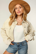 Load image into Gallery viewer, Cotton Twill Natural Jacket