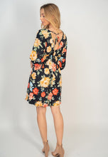 Load image into Gallery viewer, 3/4 Sleeve Floral Dress