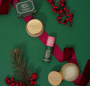 Poppy and Pout Holiday Lip Balm Set