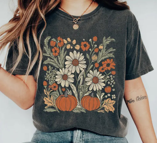 PREORDER Unisex Boho Pumpkin Tee