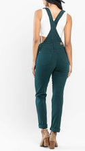 Load image into Gallery viewer, Judy Blue Teal Green Overalls