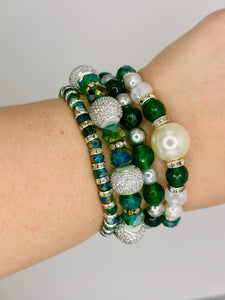 Wintergreen Bracelet Stacker Set