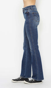 Judy Blue High Rise Tummy Control Embroidered Pocket Bootcut