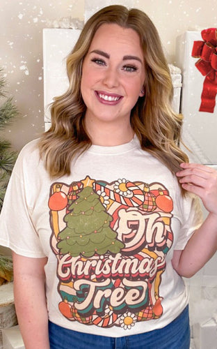 Unisex Retro Oh Christmas Tree Tee