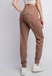 Cotton Stretch Twill Jogger Pants