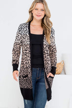 Load image into Gallery viewer, Silky Leopard Open Cardigan