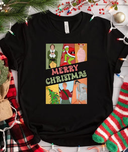 Unisex Retro Christmas Character Tee