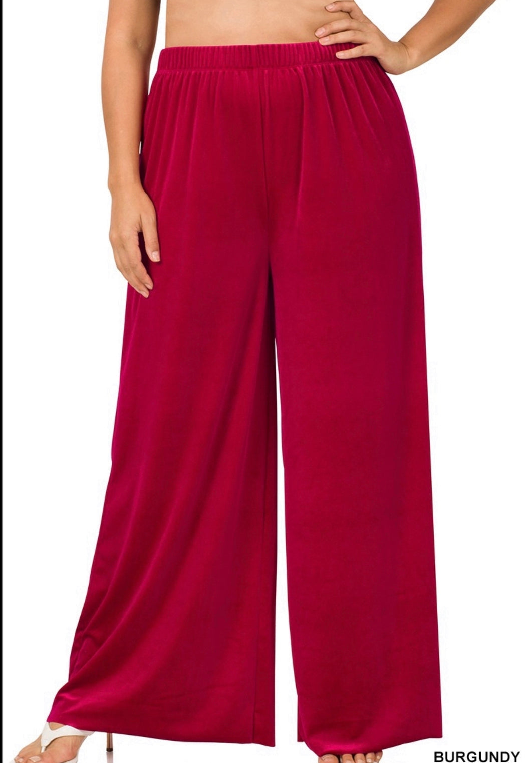 Velvet Palazzo Pants (4 colors)