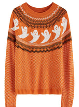 Load image into Gallery viewer, Knit Ghost Sweater