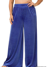 Load image into Gallery viewer, Velvet Palazzo Pants (4 colors)