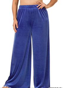 Velvet Palazzo Pants (4 colors)