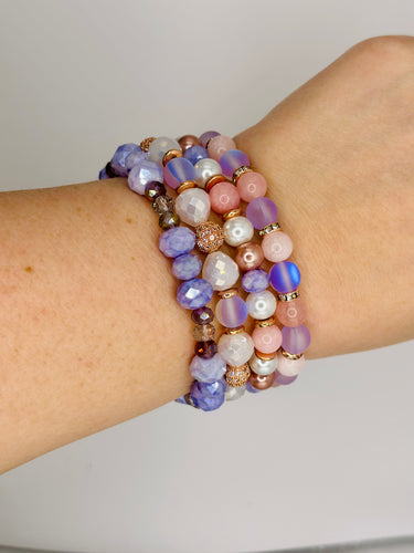 Sugar Plum Bracelet Stacker Set