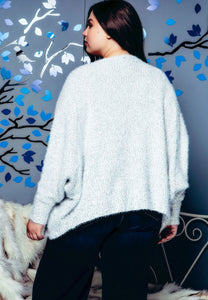 Fuzzy Batwing Cardigan