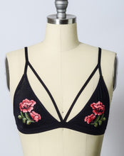 Load image into Gallery viewer, Rose Embroidery Bralette