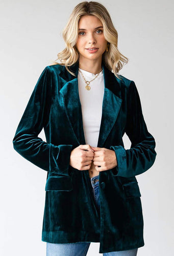 Velvet Blazer (2 colors)