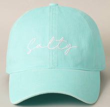 Load image into Gallery viewer, Salty Embroidered Hat (4 colors)