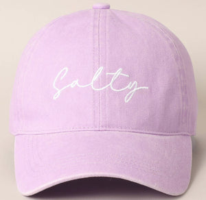 Salty Embroidered Hat (4 colors)