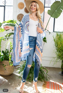 Bohemian Print Kimono