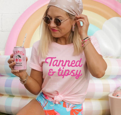 Unisex Tanned & Tipsy Tee