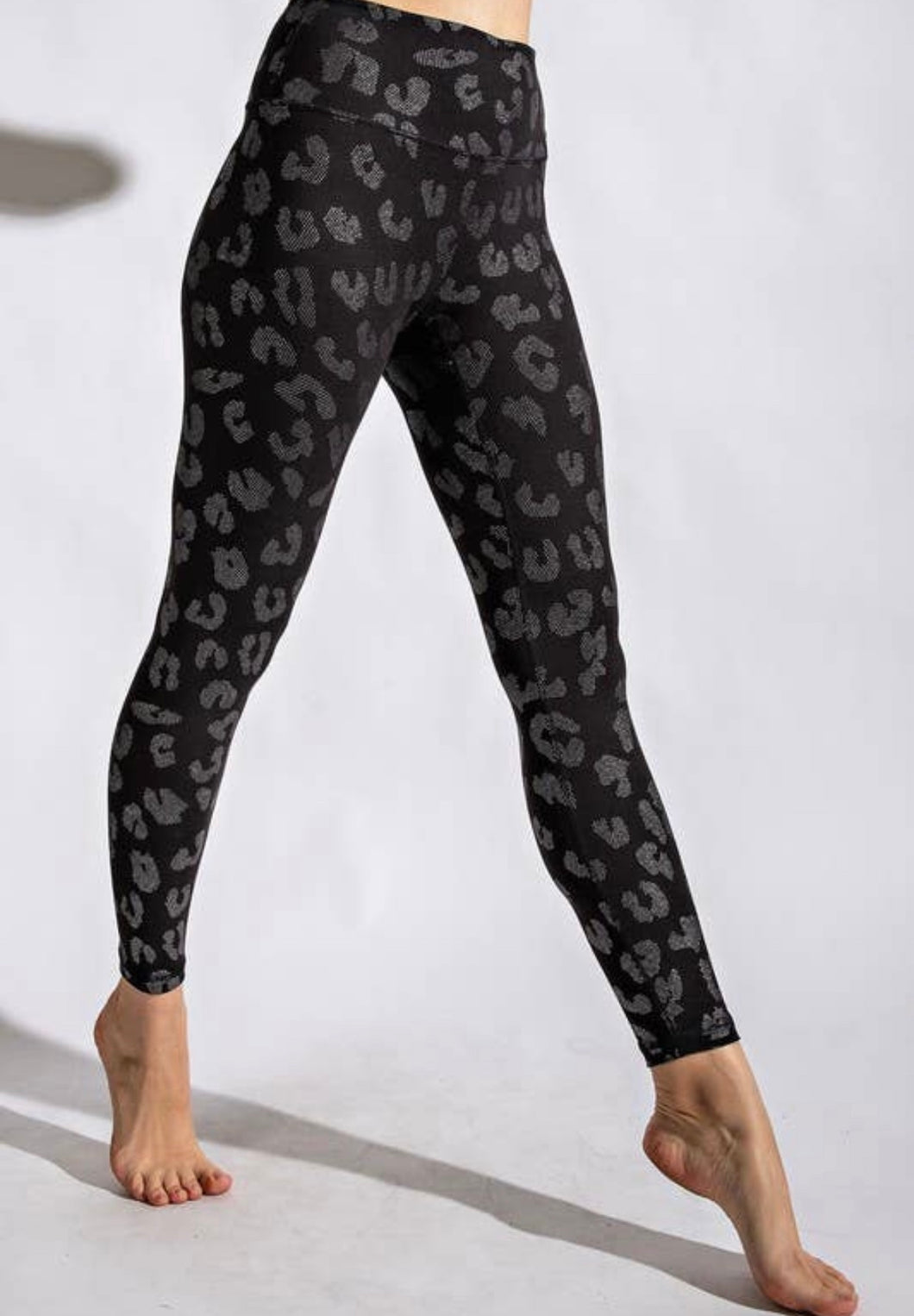 Animal Foil Print Exercise Leggings