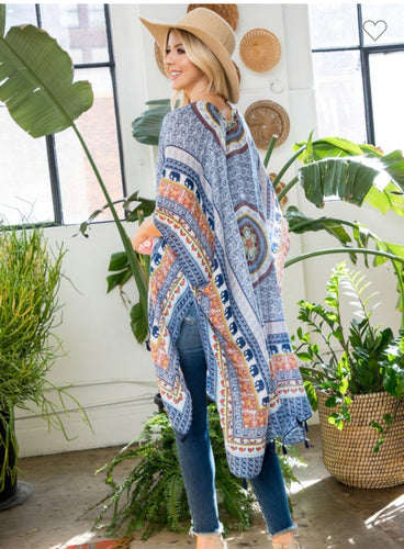 Bohemian Print Kimono