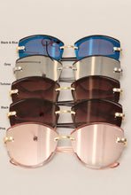 Load image into Gallery viewer, Rhinestone Rounded Sunglasses