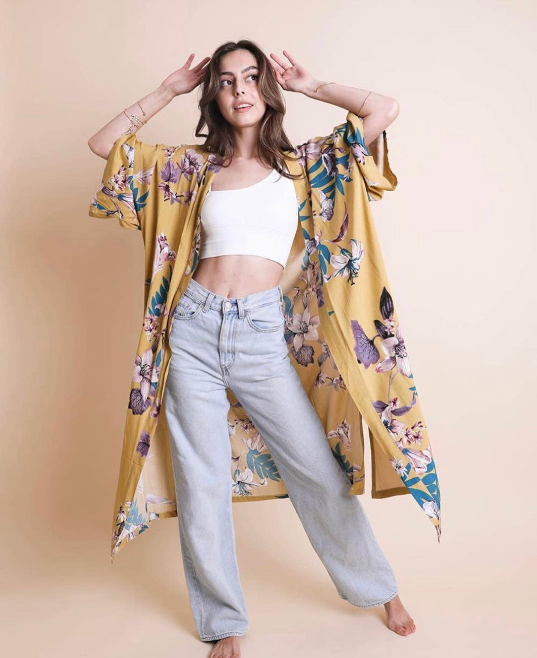 Floral kimono (3 colors)