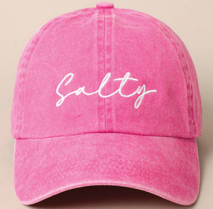 Salty Embroidered Hat (4 colors)