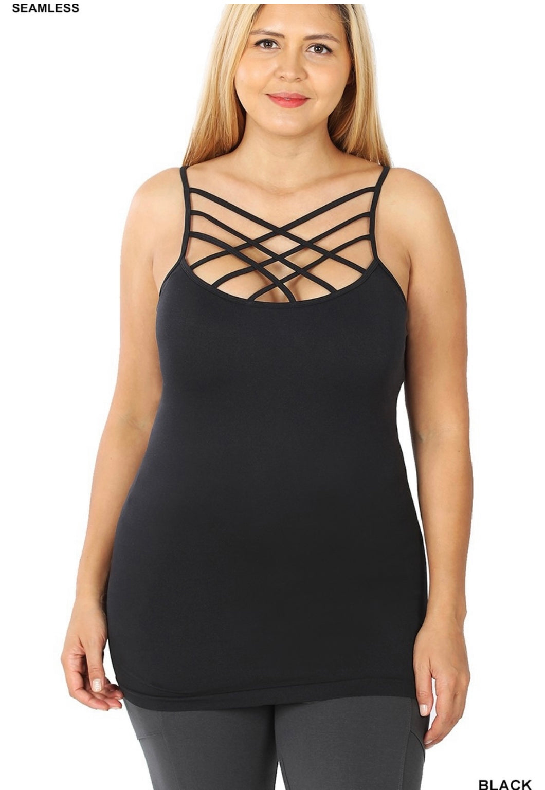 Criss Cross Seamless Tank