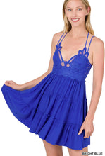 Load image into Gallery viewer, Crochet Lace Cami Dress (lots of colors)