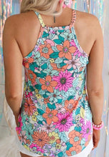 Load image into Gallery viewer, Retro Floral A Frame Tank