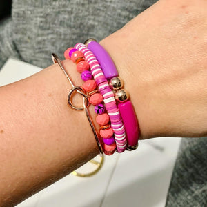 Rave Party Stacker Bracelet Set