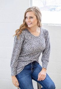 Leopard Date Night Top