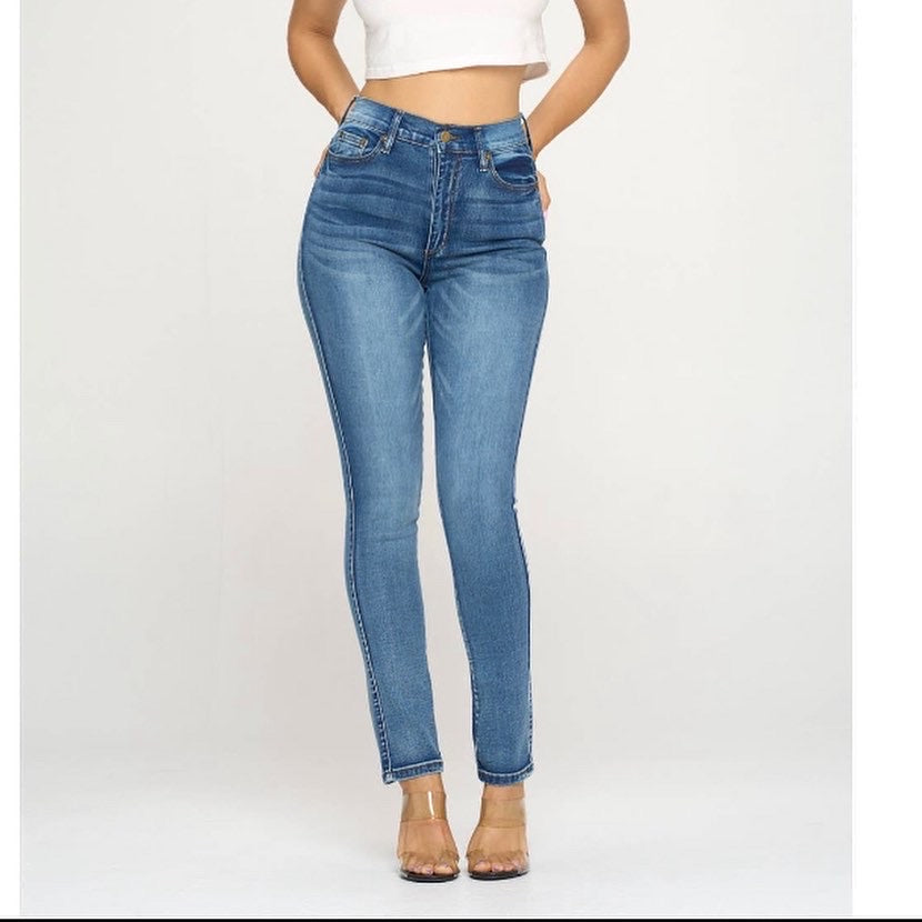 High Waisted Skinny Denim