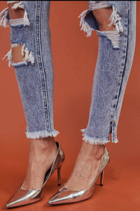 High Rise Boyfriend Cut KanCan