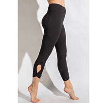 Load image into Gallery viewer, Buttery Soft Keyhole Capri Leggings