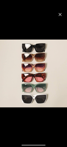 Rectangular Cat Eye Sunglasses