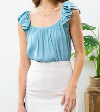 Load image into Gallery viewer, Tie-Back Ruffle Cami (3 colors)