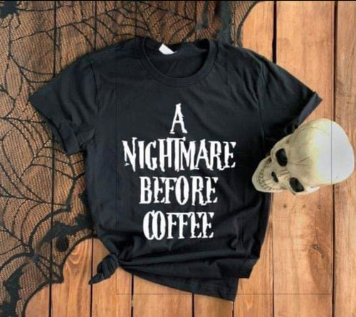 Unisex Nightmare Before Coffee Tee