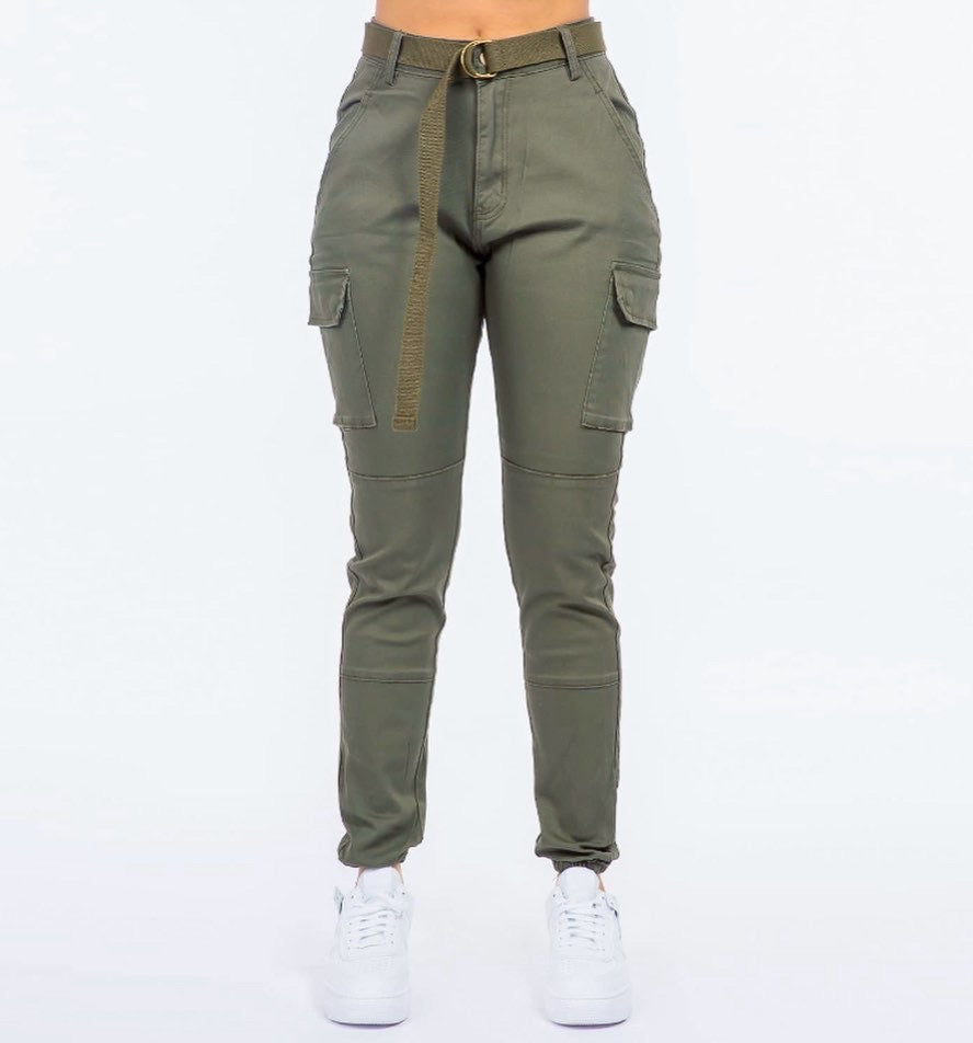 Stretchy Cargo Joggers