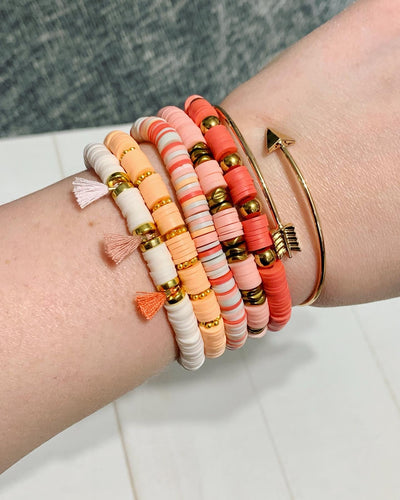 Flamingo Stacker Bracelet Set