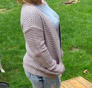 Waffle Knit Cardigans (multiple colors)