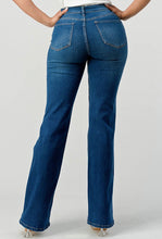 Load image into Gallery viewer, High waisted stretchy wide leg Denim