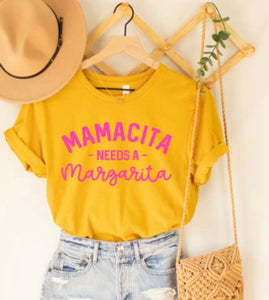 Unisex Mamacita Needs a Margarita Tee