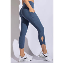 Load image into Gallery viewer, Buttery Soft Keyhole Capri Leggings