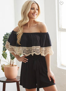 Off The Shoulder Romper